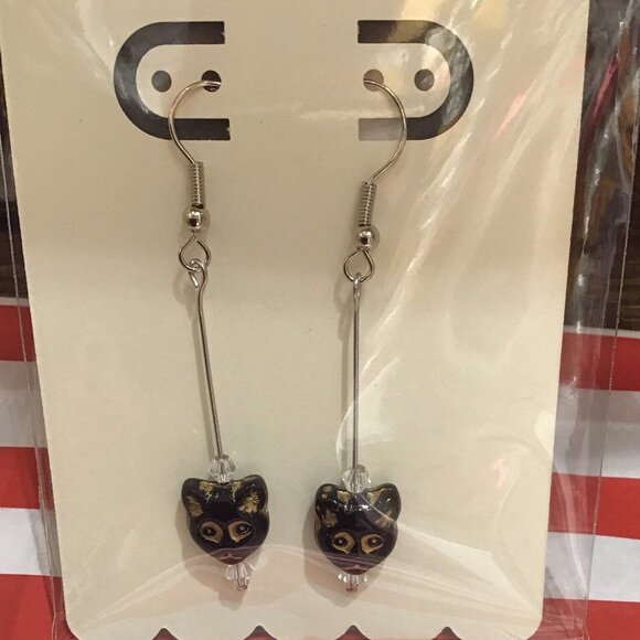 Cat Earrings - Picture 1 of 1